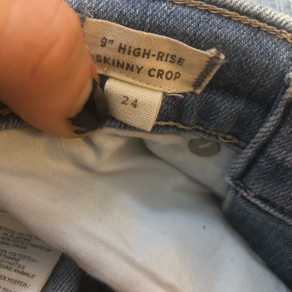 Madewell 9” High Rise Skinny Crop Light Wash Jeans - Picture 11 of 12